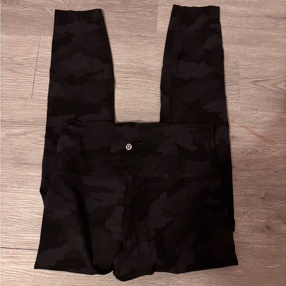 lululemon athletica Black Camouflage Leggings